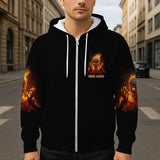 My Give A F Is Broken - Personalized Skull All Over Shirt