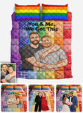 You & Me We Got This - Personalized LGBT Support Quilt Set