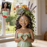 Just A Girl Who Loves Gardening - Personalized Gardening Acrylic Pot