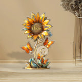 Beautiful Sunflower Gift For Mom, Grandma - Personalized Mother Custom Shaped Acrylic Plaque