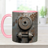 No Pain No Gain - Personalized Fitness Accent Mug