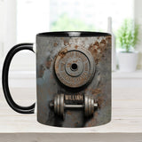 No Pain No Gain - Personalized Fitness Accent Mug