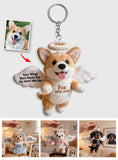 Pet Angel - Personalized Dog Plush Keychain