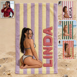 Hello Summer - Personalized Sea Lover Quick-dry Beach Towel/ Bath Towel