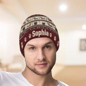 Cute Dog - Personalized Dog Beanie Hat