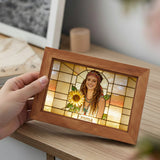 Custom Birth Flower & Name - Personalized Self Love Wooden Box