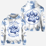 Just A Girl Who Loves Dog - Personalized Dog All Over Shirt