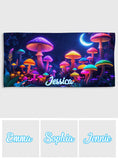 Into The Forest - Personalized Mushroom Quick-dry Beach Towel/ Bath Towel