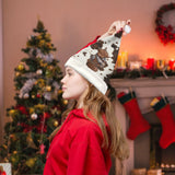 Love Highland Cow - Personalized Highland Cow Santa Claus Hat