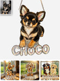 Any Pet Photo - Personalized Dog 3D Printed Glass Suncatcher