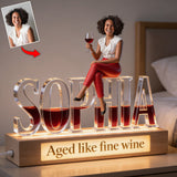 Cocktail Lovers - Personalized Cocktail Shaped Led Night Light