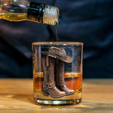 Western Spirit - Personalized Cowgirl Whiskey Decanter Set
