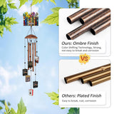 Custom Favorite Book - Personalized Book Wind Chime With Charms