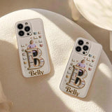 Book Lovers Gift - Personalized Book 3D Embossed Leather Phone Case