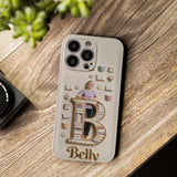 Book Lovers Gift - Personalized Book 3D Embossed Leather Phone Case