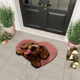 Gift for Pet Owner - Personalized Dog Non-Slip Tufted Rug