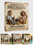 Custom Any Photo - Personalized Backyard Cut Metal Sign
