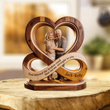 God Blessed The Broken Road - Personalized Couple Custom Shaped Acrylic Plaque