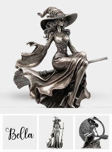 Graceful Witch - Personalized Witch Custom Shaped Acrylic Plaque