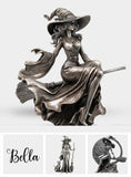 Graceful Witch - Personalized Witch Custom Shaped Acrylic Plaque