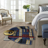 Fire Dept - Personalized Firefighter Non-Slip Tufted Rug