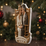 Growing Old Together - Personalized Couple Premium 3D Ornament