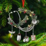 Nurse Life - Personalized Nurse Ornament With Charm