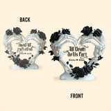 Till Death Do Us Part - Personalized Skull Custom Shaped Acrylic Plaque