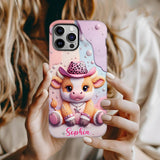 Adorable Highland Cow - Personalized Highland Cow Full Print Phone Case