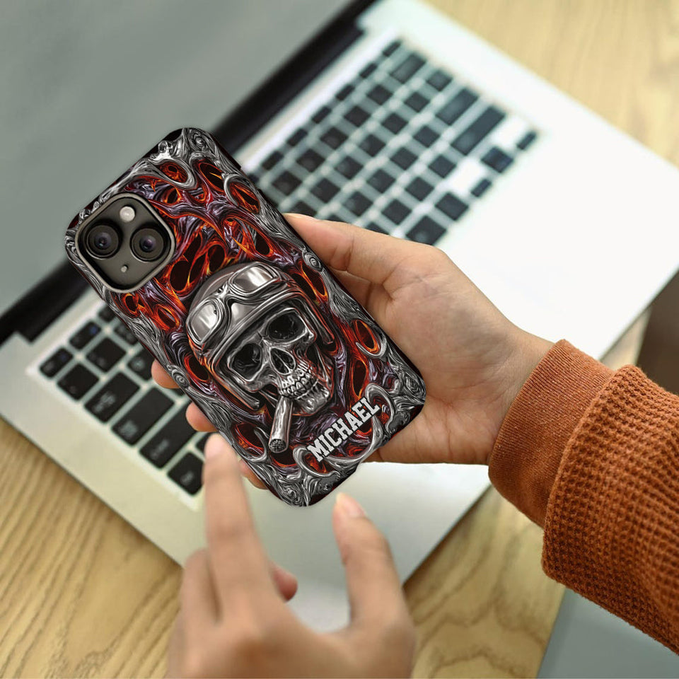 Ride Or Die - Personalized Biker Full Print Phone Case