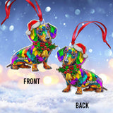 Merry Dogmas - Personalized Dog Ornament