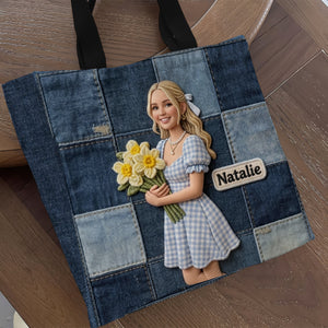 Custom Any Photo - Personalized Self Love All-Over Print Canvas Tote Bag