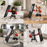 Gift For Pet Owner Dog Dad Dog Mom - Personalized Dog Phone/ Tablet Holder Stand