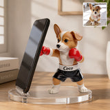 Gift For Pet Owner Dog Dad Dog Mom - Personalized Dog Phone/ Tablet Holder Stand