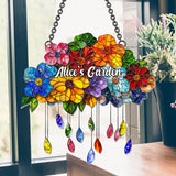 My Beautiful Garden - Personalized Gardening Window Hanging Suncatcher Ornament