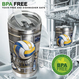 Love Volleyball - Personalized Volleyball Tumbler