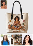 Life Is Better with Yarn - Personalized Crocheting Leather Bag