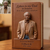 Letter To Heaven - Personalized Memorial Leather Journal