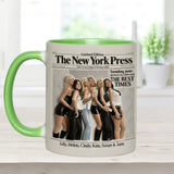 Besties Forever - Personalized Bestie Accent Mug