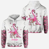 Be a Flamingo In a Flock of Pigeons - Personalized Flamingo All Over Shirt