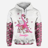 Be a Flamingo In a Flock of Pigeons - Personalized Flamingo All Over Shirt