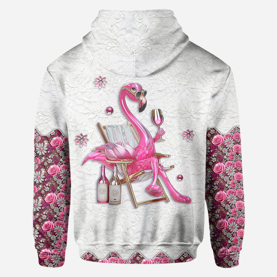 Be a Flamingo In a Flock of Pigeons - Personalized Flamingo All Over Shirt