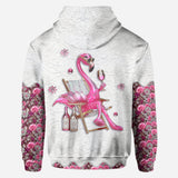 Be a Flamingo In a Flock of Pigeons - Personalized Flamingo All Over Shirt