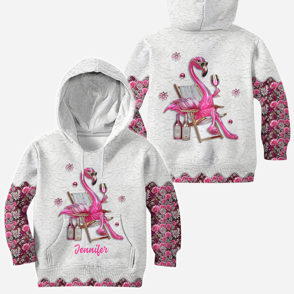 Be a Flamingo In a Flock of Pigeons - Personalized Flamingo All Over Shirt
