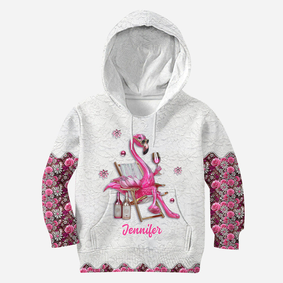 Be a Flamingo In a Flock of Pigeons - Personalized Flamingo All Over Shirt