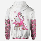 Be a Flamingo In a Flock of Pigeons - Personalized Flamingo All Over Shirt