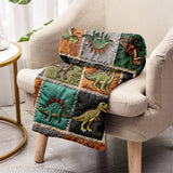 Love Dinosaur - Personalized Kid Blanket
