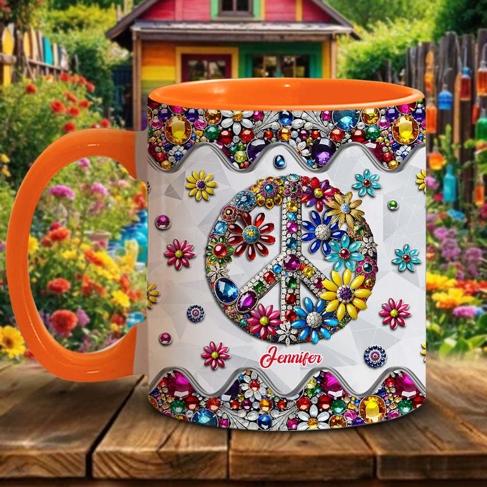 Hippie Soul - Personalized Hippie Accent Mug
