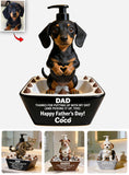 Dog Dad Father's Day Gifts, Thanks Daddy - Personalized Dog Pump Dispenser