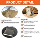 Custom Any Photo, Perfect Father's Day Gift - Personalized Kid Custom Shaped Acrylic Plaque